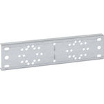 Placa de fijación Geberit recta, doble, distancia de conexión 10 cm o 12 cm: 1.0215, AD1=10cm